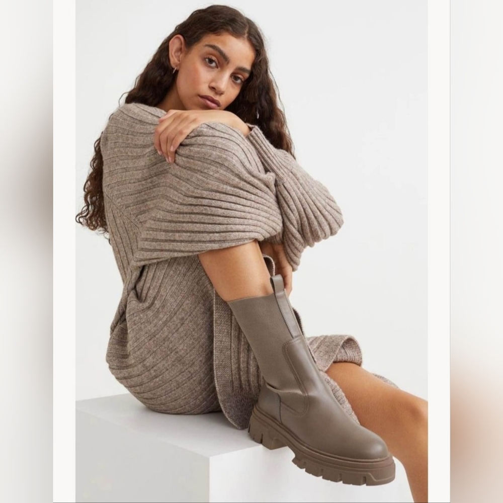 H&M mid-calf combat boots